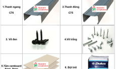 BÁO GIÁ thi công vách Cemboard chi tiết từ 4+ loại chi phí!