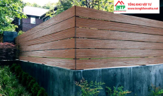 Tấm xi măng giả gỗ ngoài trời: Vật liệu thi công TRẦN – VÁCH – SÀN thông minh