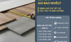 Tấm Xi Măng Lót Sàn Giá Bao Nhiêu? Bảng Giá Chi Tiết Và Các Yếu Tố Ảnh Hưởng