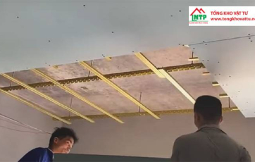 Thi công tấm Cemboard làm trần các loại Chuẩn, Nhanh!