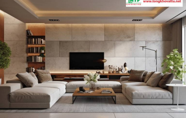 Tổng hợp 20+ mẫu trần phòng khách đẹp, tạo điểm nhấn ấn tượng cho ngôi nhà