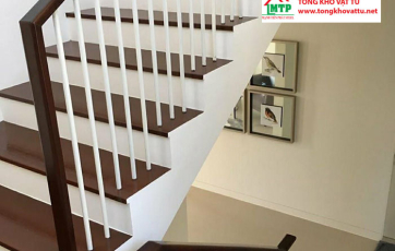 5+ điều cần biết trước khi chọn tấm xi măng giả gỗ ốp cầu thang