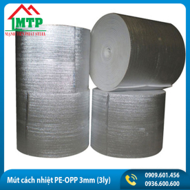 Giá mút cách nhiệt PE-OPP 3mm (3ly) mới nhất 2025