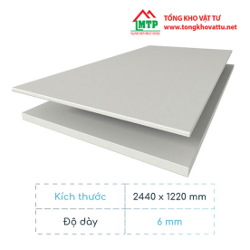 Bảng báo giá tấm cemboard 6mm mới nhất 2025