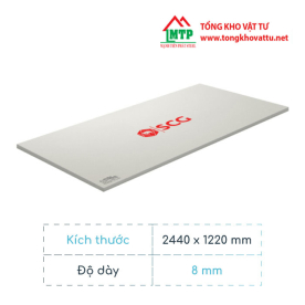 Bảng báo giá tấm cemboard 8mm mới nhất 2025