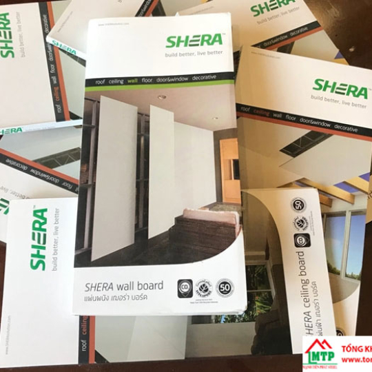 Bảng báo giá tấm cemboard Shera mới nhất 2025