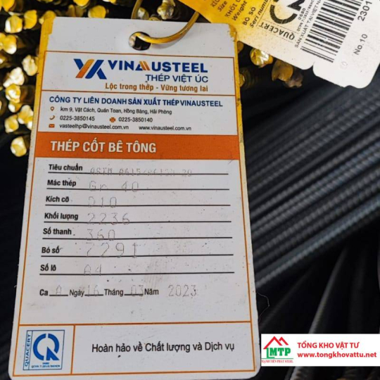 Ký Hiệu Thép Việt Úc: Cách Nhận Biết Thép Việt Úc Chính Hãng