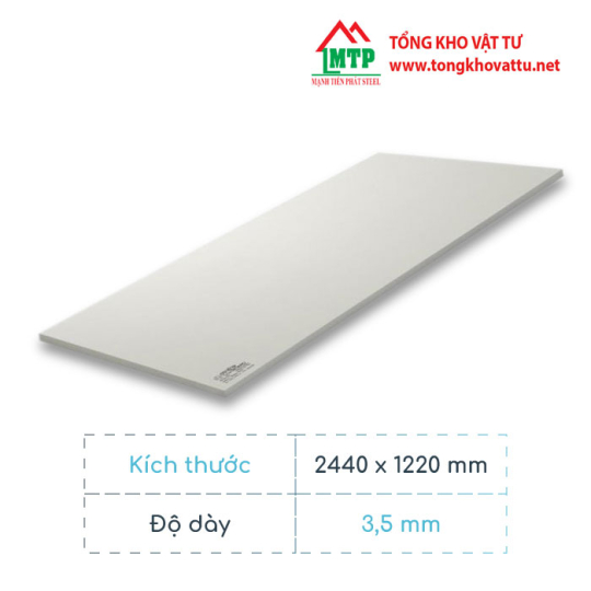 Bảng báo giá tấm cemboard 3.5mm mới nhất 2025